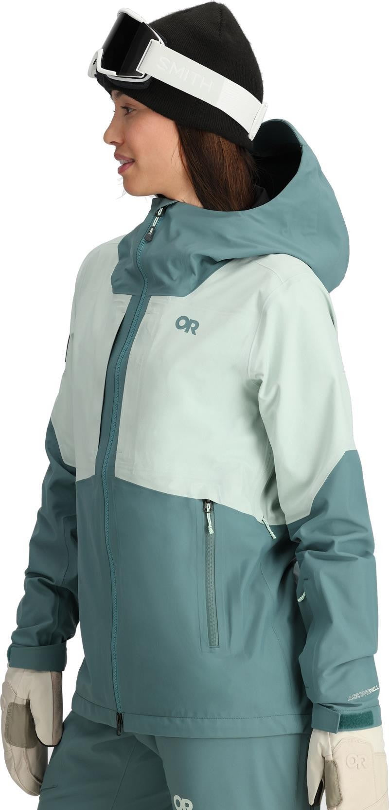 Skytour AscentShell Jacket - Womens - neptune / fresh mint 1