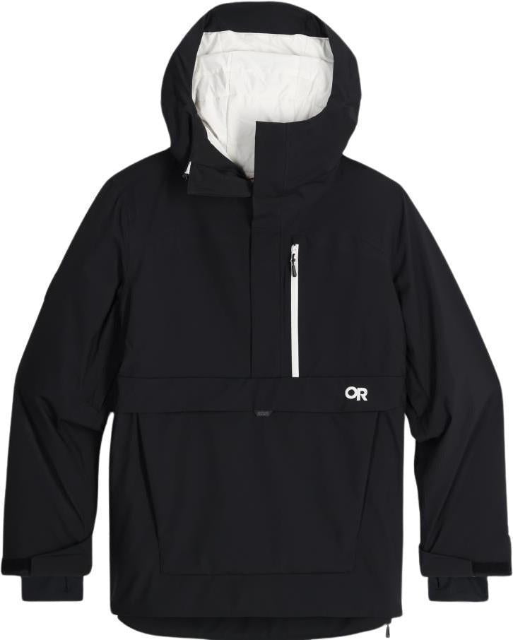 Snowcrew Anorak - Womens - Black / Snow 1