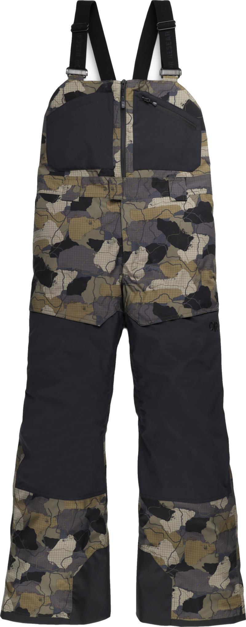 Snowcrew Bibs, Reg - Mens - Loden Camo / Black 1