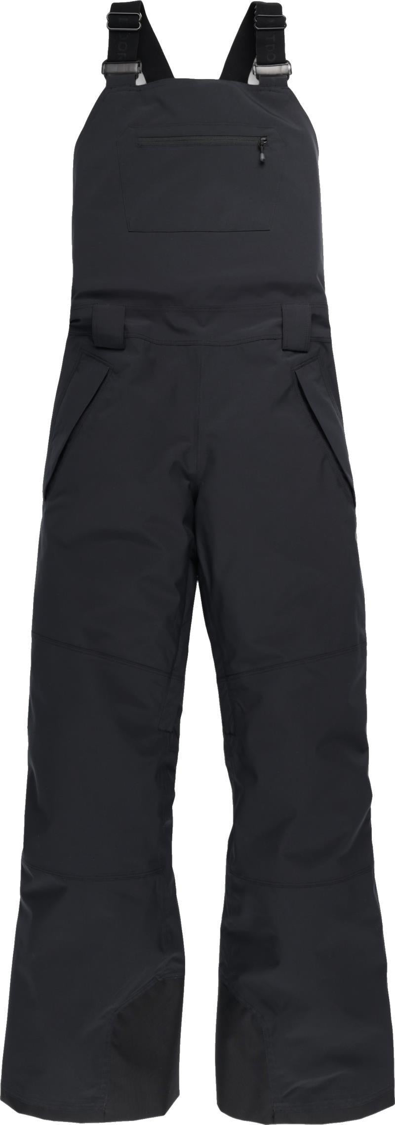 Snowcrew Bibs, Short - Womens - Black 1