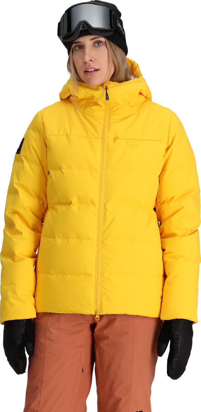 Snowcrew Down Jacket - Womens - Saffron 2