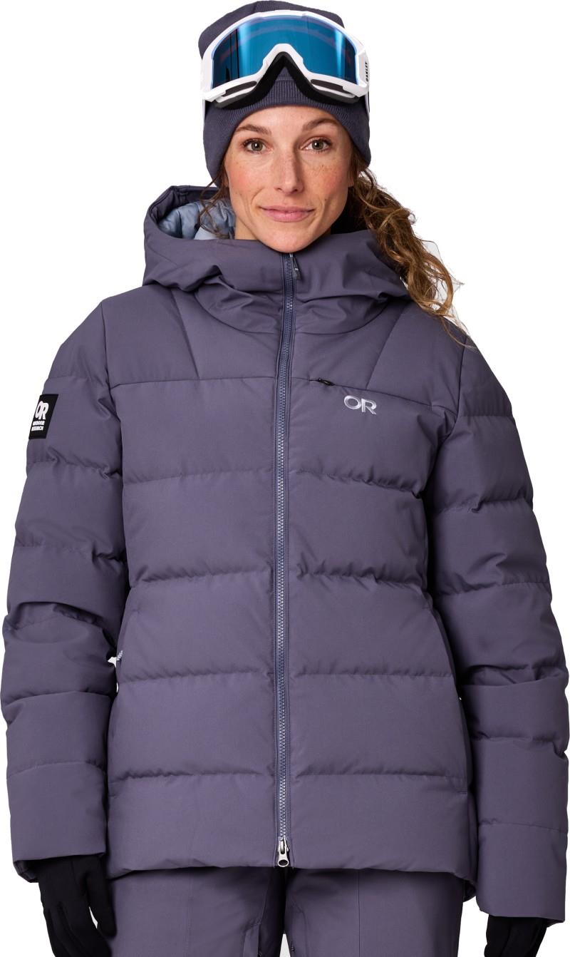 Snowcrew Down Jacket - Womens - smoky quartz 1