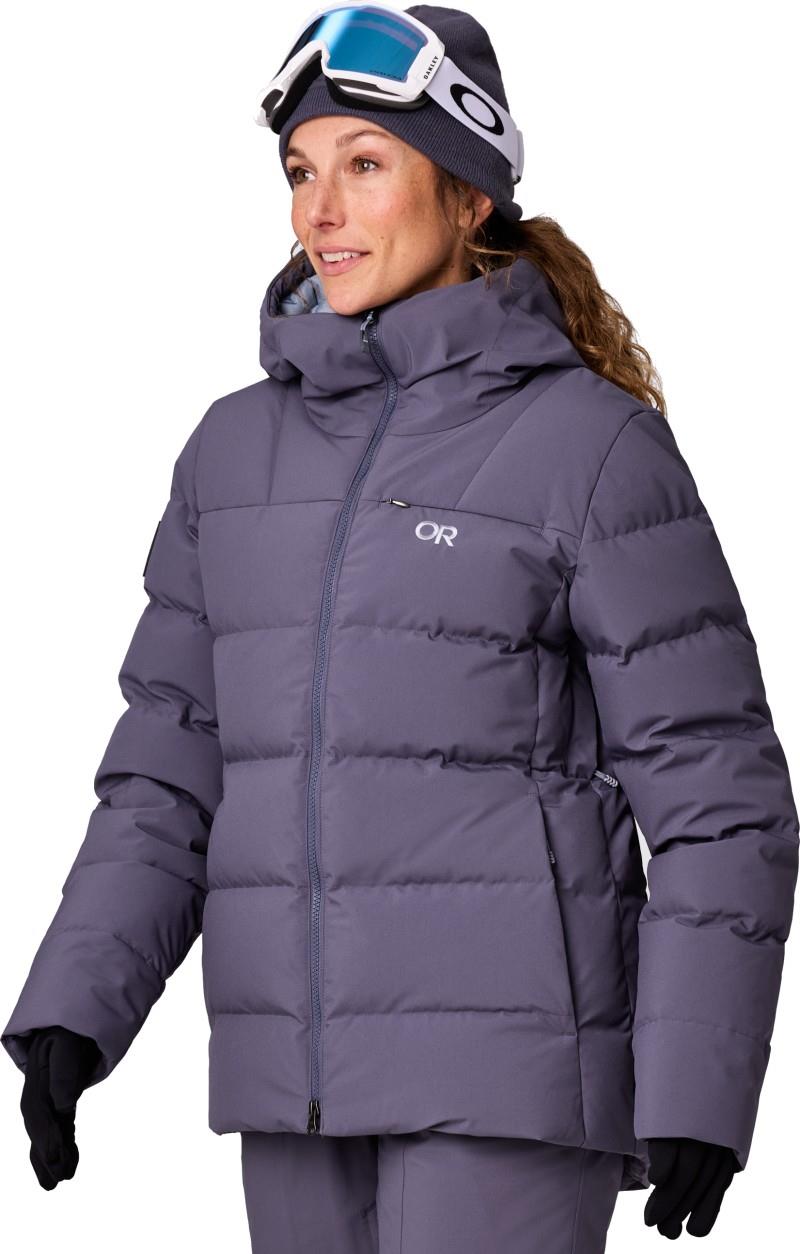 Snowcrew Down Jacket - Womens - smoky quartz 1