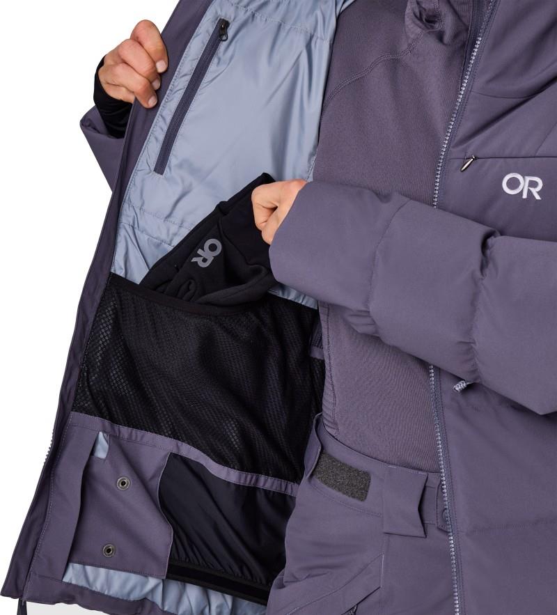 Snowcrew Down Jacket - Womens - smoky quartz 1