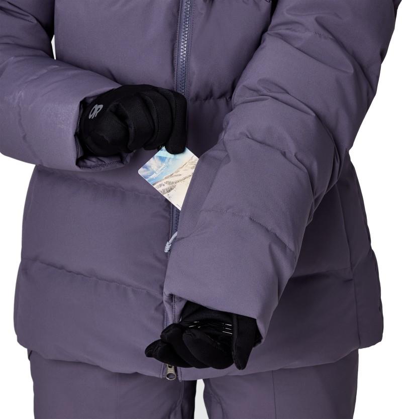 Snowcrew Down Jacket - Womens - smoky quartz 1