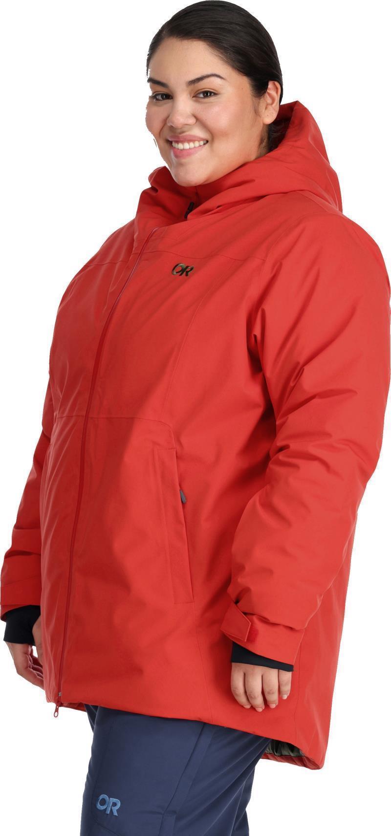 Snowcrew Jacket, Plus - Womens - Cranberry 2