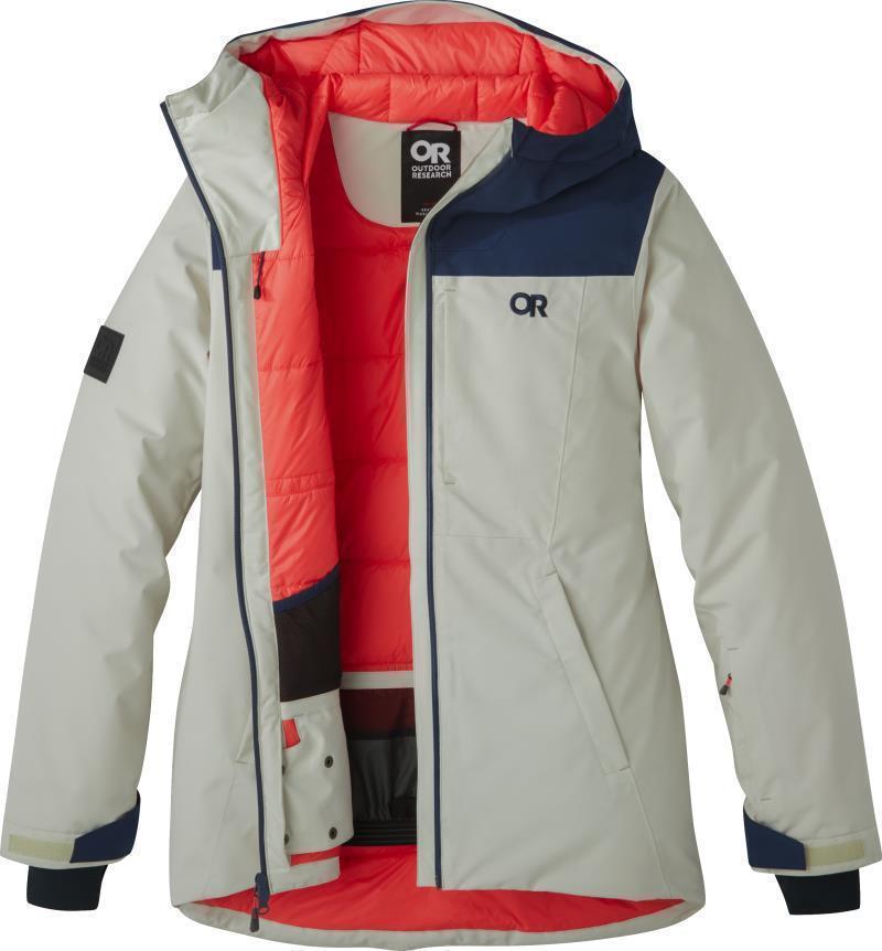 Snowcrew Jacket - Womens - Sand / Naval Blue 2