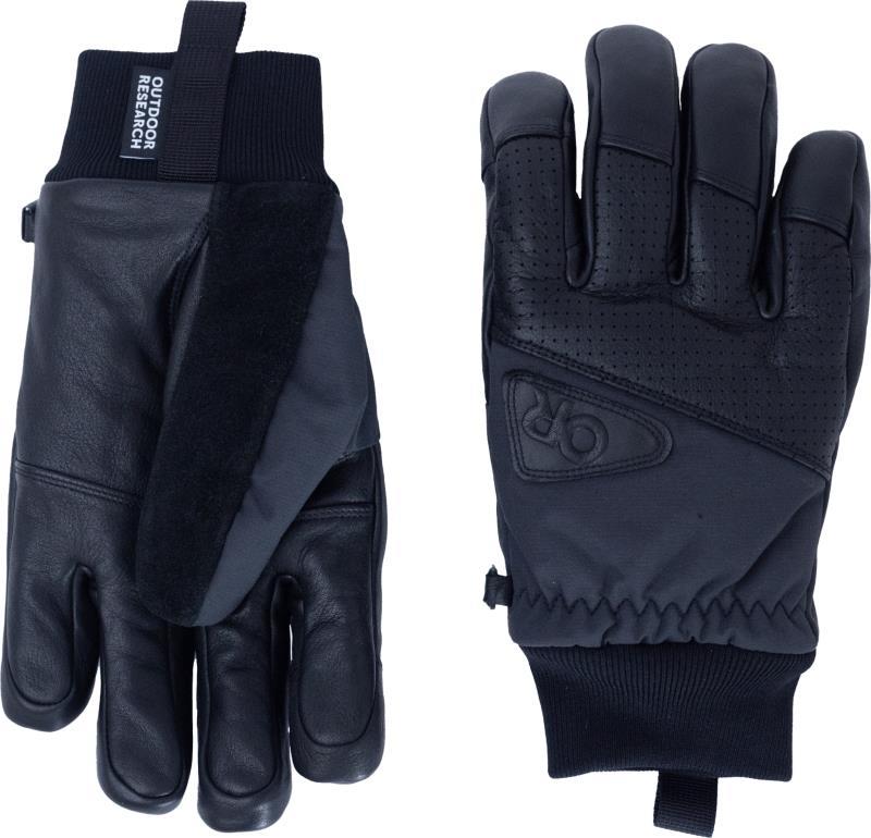 Snowcrew Leather Gloves - black 1