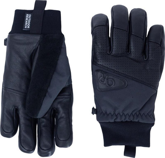 Snowcrew Leather Gloves - black 1