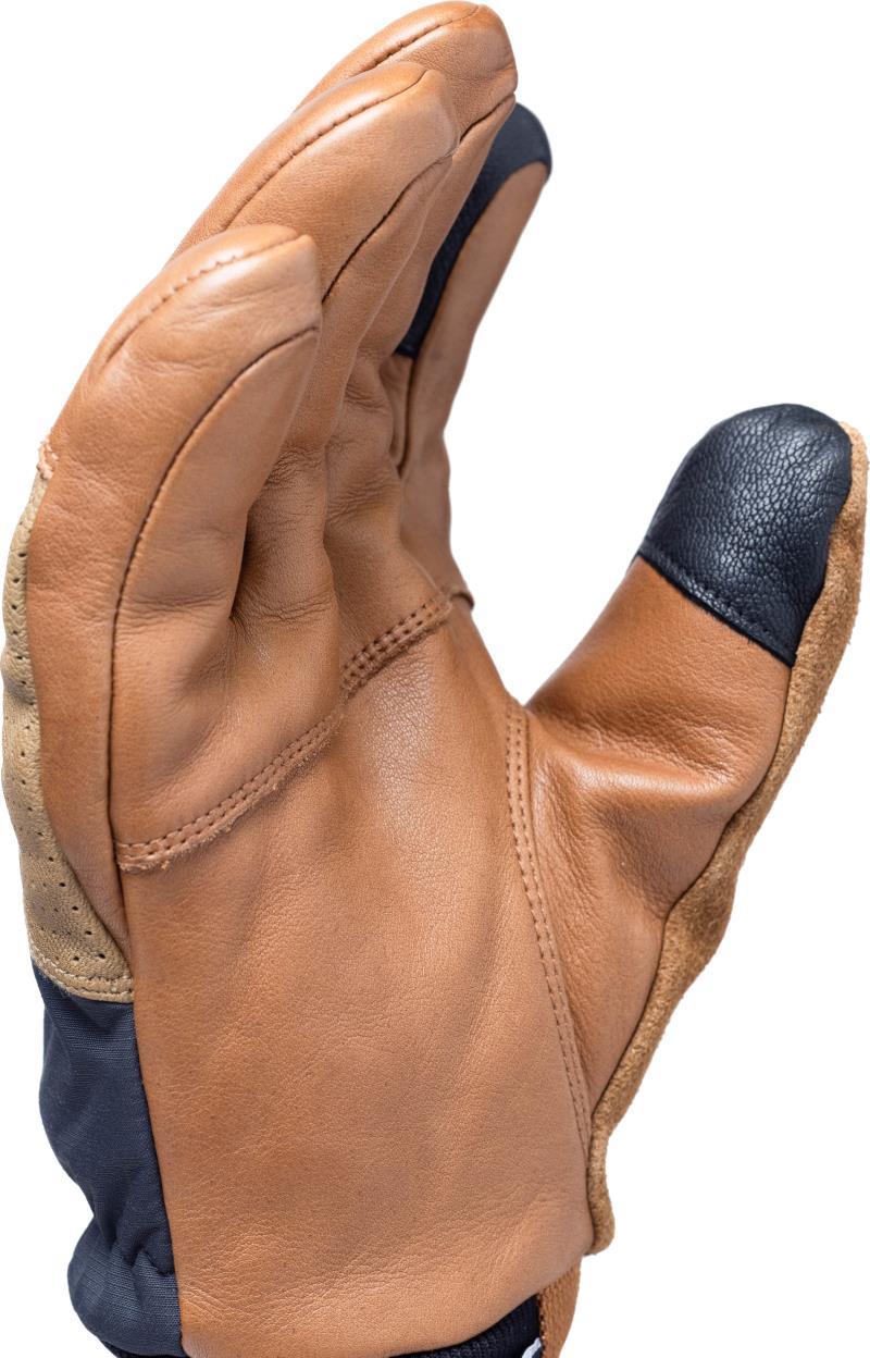 Snowcrew Leather Gloves - dark natural / black 1