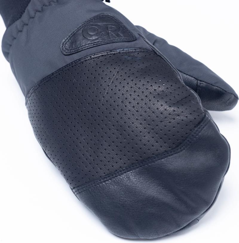 Snowcrew Leather Mitts - black 1