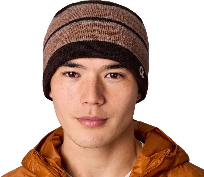 Spitsbergen Windstopper Beanie - chestnut stripe 1