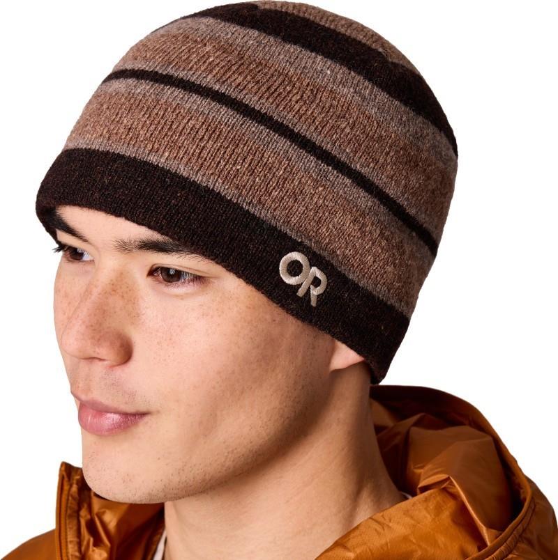 Spitsbergen Windstopper Beanie - chestnut stripe 1