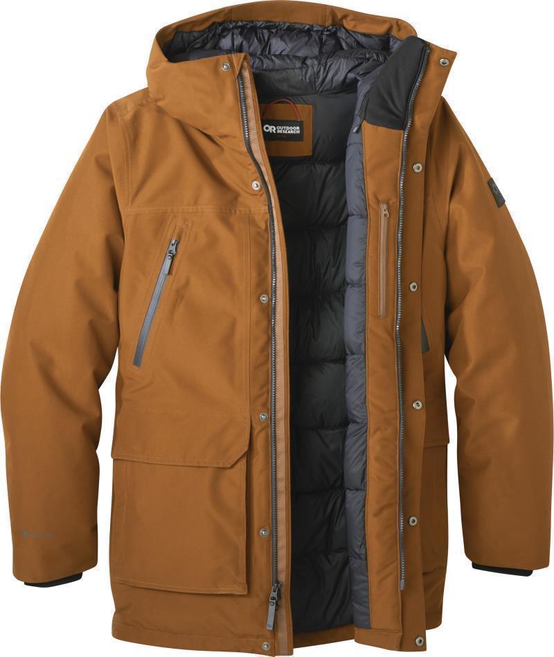 Stormcraft Down Parka - Mens - Saddle 2