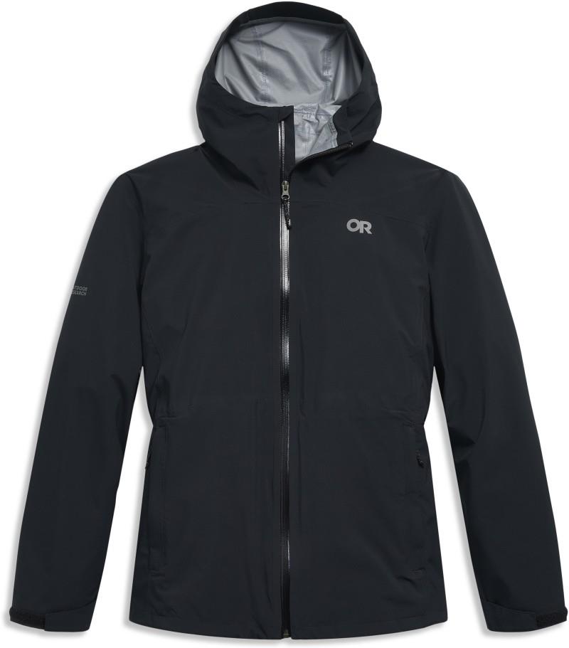 Stratoburst Stretch Rain Jacket, Plus - Womens - black 1