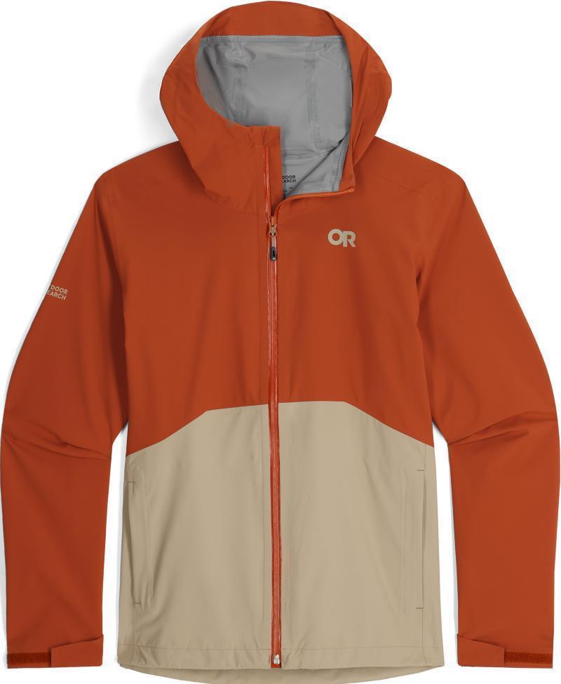 Stratoburst Stretch Rain Jacket - Mens - Terra / Pro Khaki 1