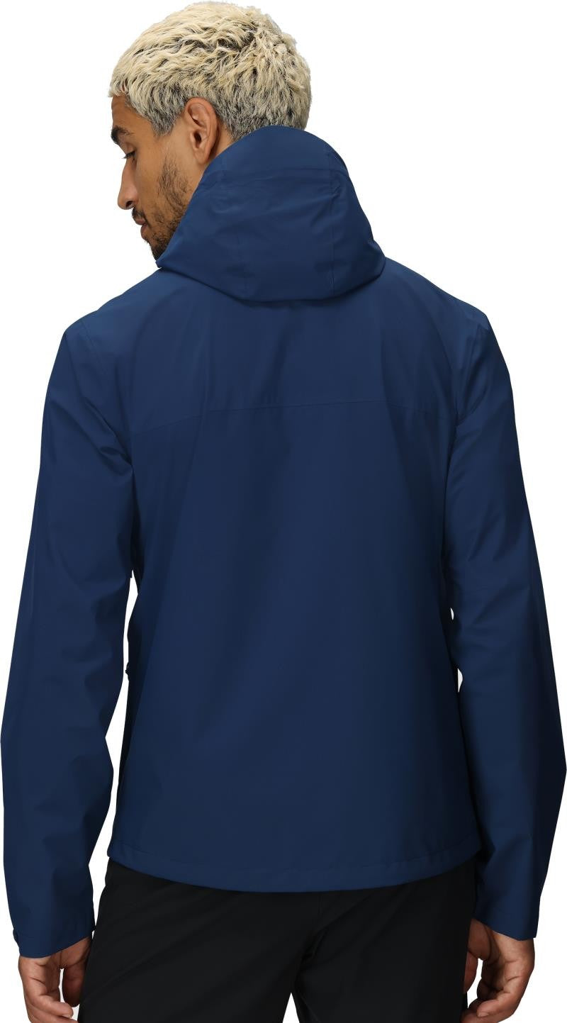 Stratoburst Stretch Rain Jacket - Mens - solid cenote 1