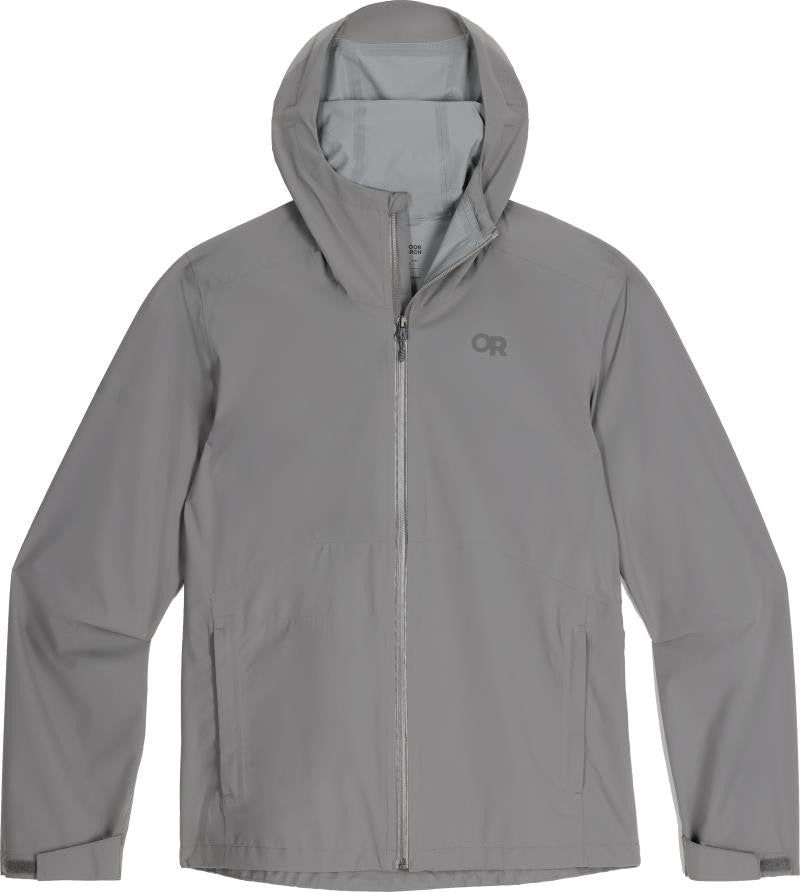 Stratoburst Stretch Rain Jacket - Mens - wolf grey 1