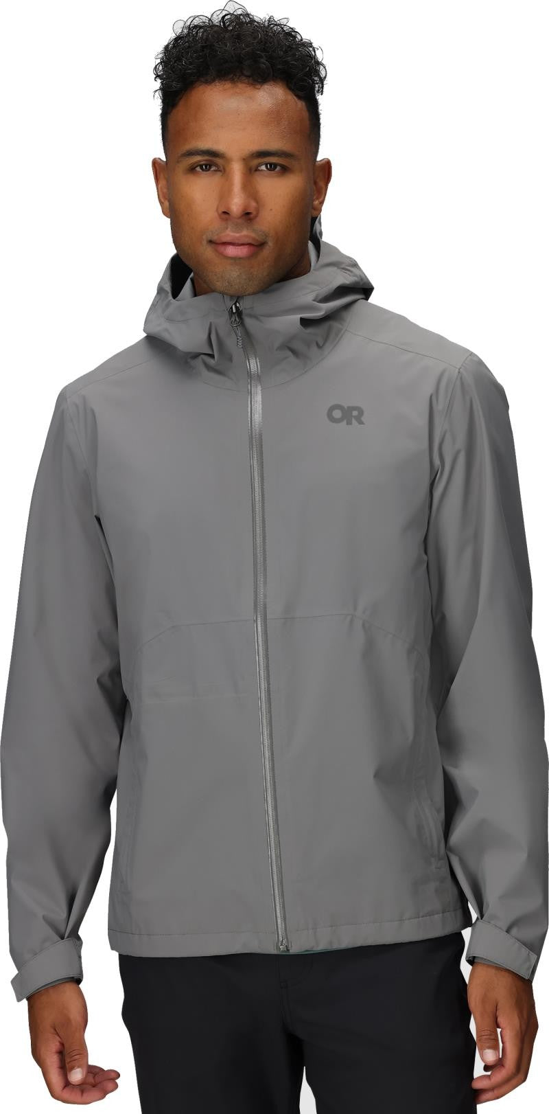 Stratoburst Stretch Rain Jacket - Mens - wolf grey 1