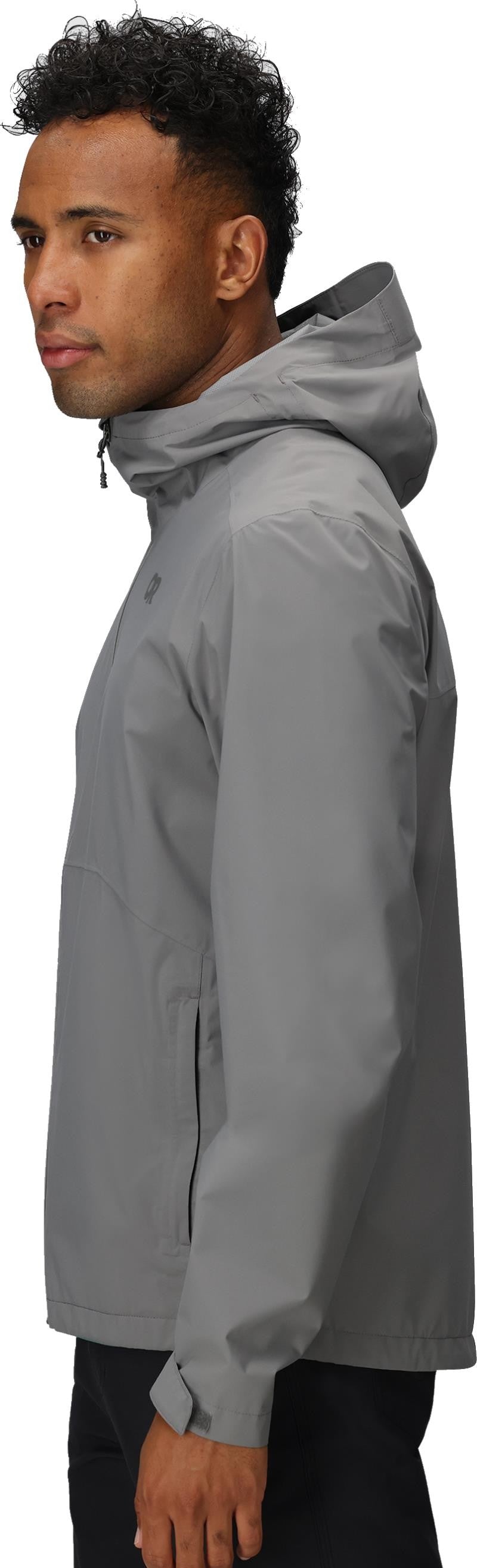 Stratoburst Stretch Rain Jacket - Mens - wolf grey 1