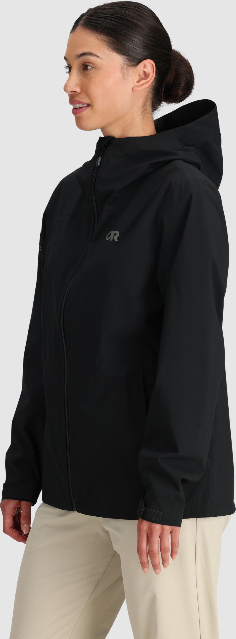 Stratoburst Stretch Rain Jacket - Womens - Black 4
