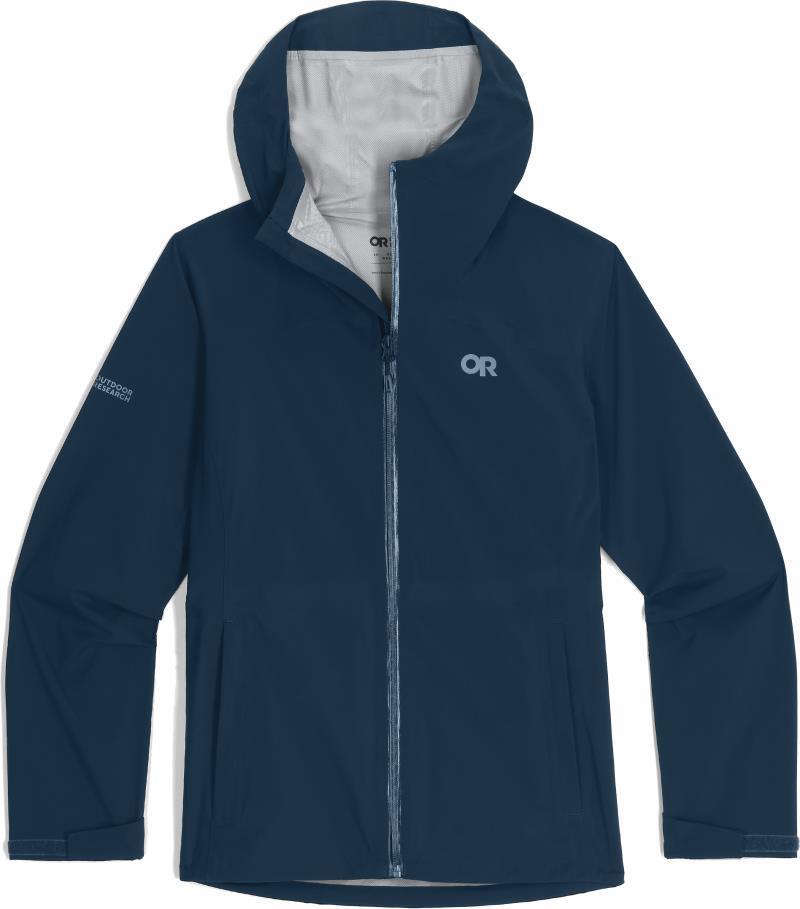 Stratoburst Stretch Rain Jacket - Womens - Cenote 1