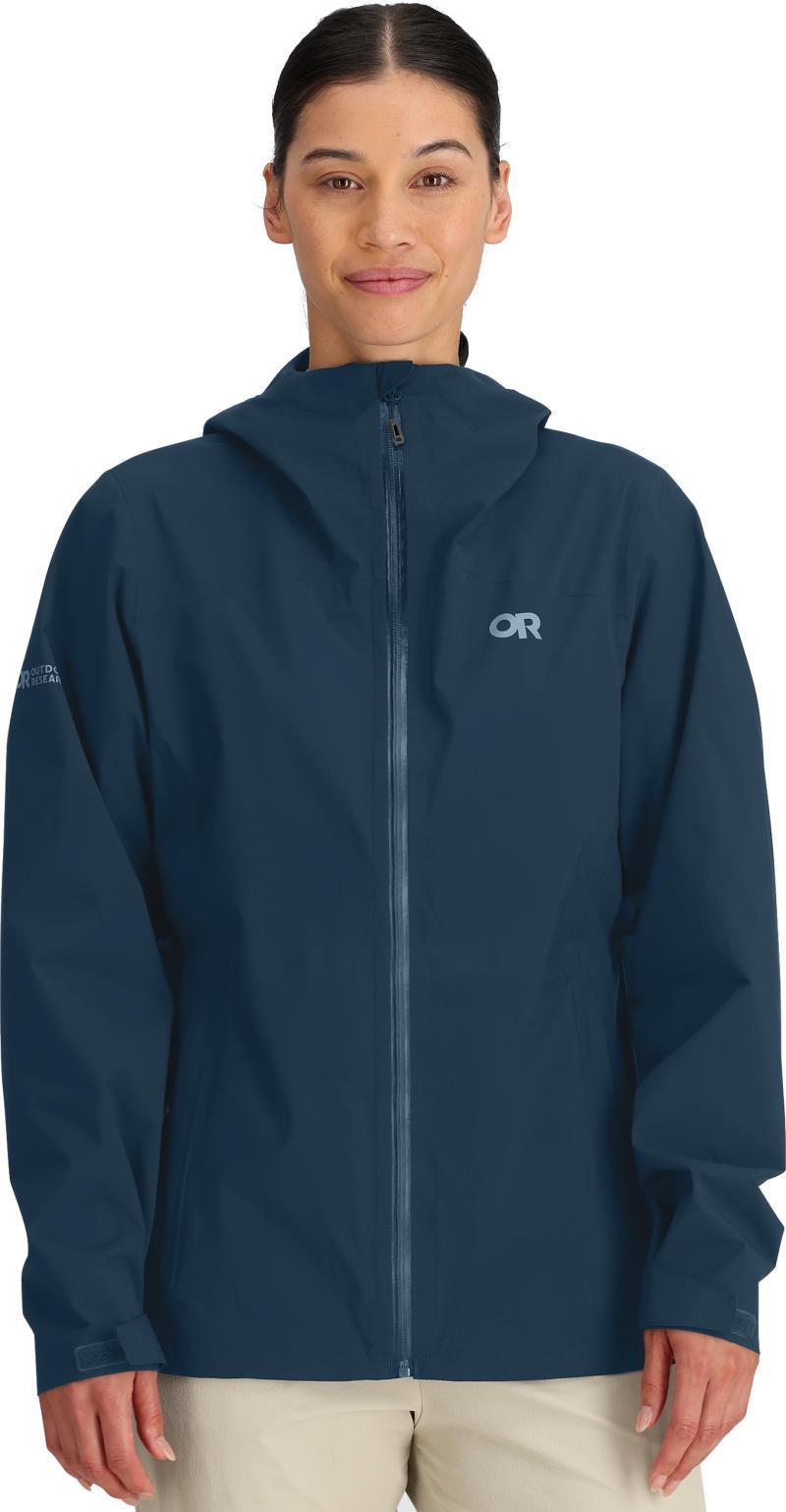 Stratoburst Stretch Rain Jacket - Womens - Cenote 2