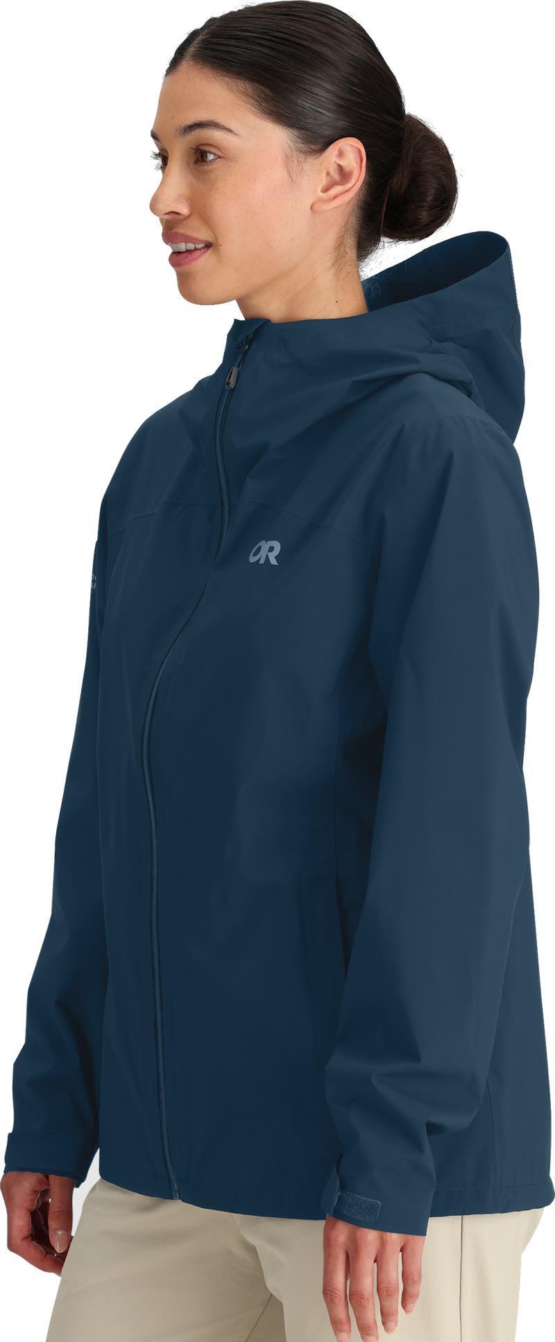 Stratoburst Stretch Rain Jacket - Womens - Cenote 3