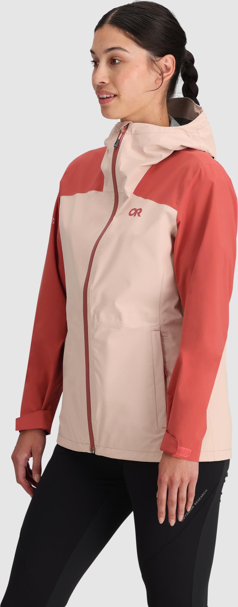 Stratoburst Stretch Rain Jacket - Womens - Sienna / Moondust 7