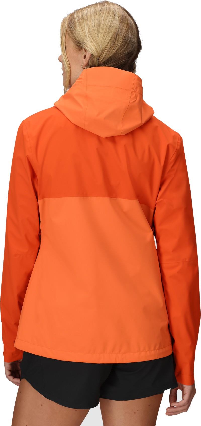 Stratoburst Stretch Rain Jacket - Womens - spice / zest 1