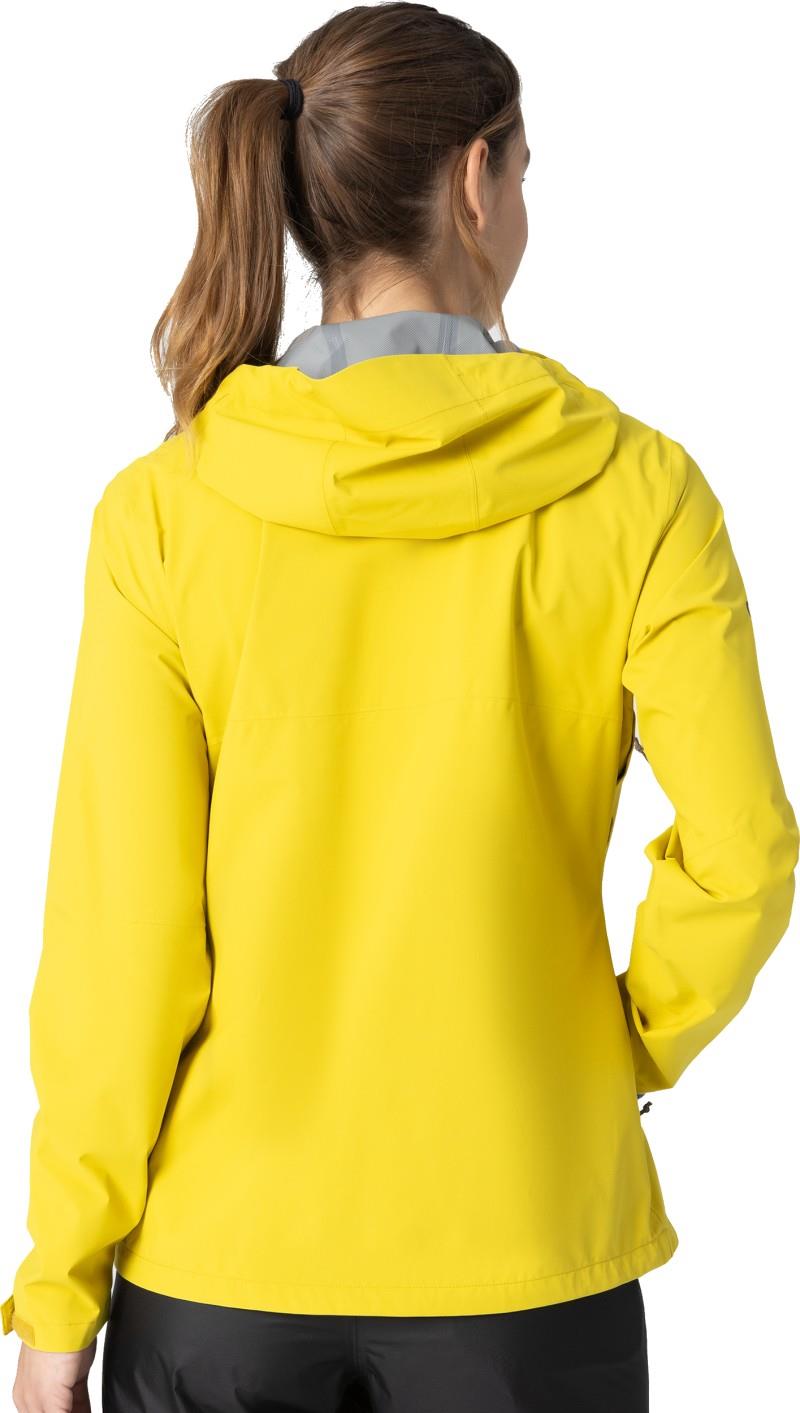 Stratoburst Stretch Rain Jacket - Womens - yellow / poplar 1