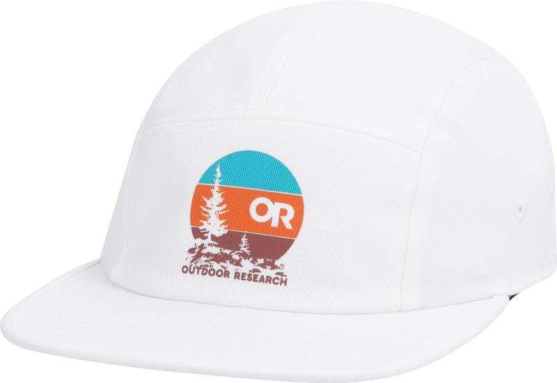 Sunset Logo 5-Panel Cap - Snow 1