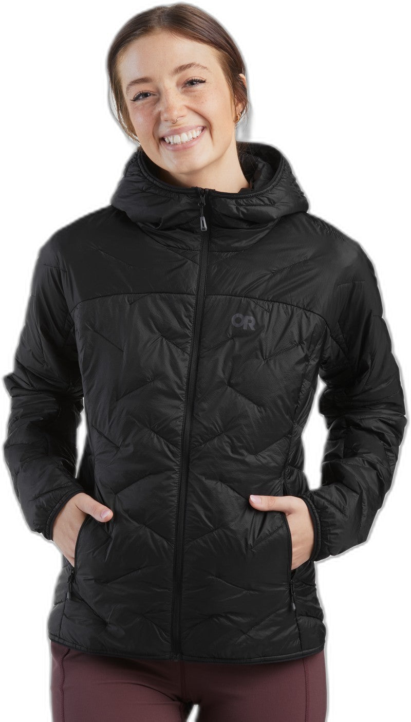 SuperStrand LT Hoodie - Womens - solid black 1