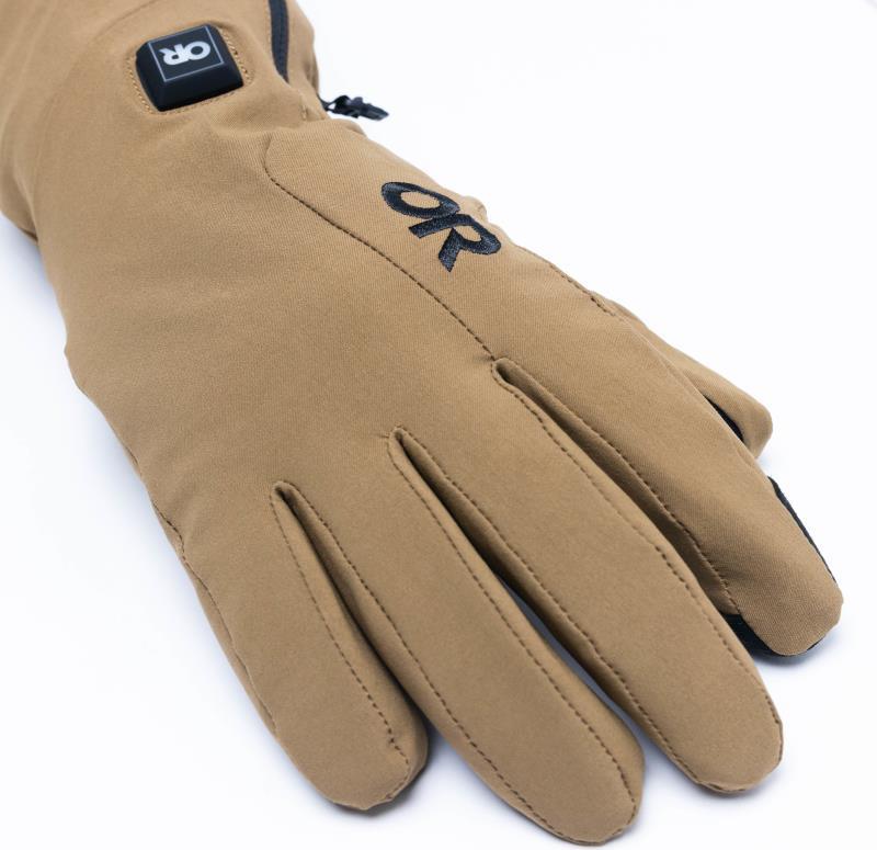 Sureshot Heated Softshell Gloves - Mens - Coyote 2
