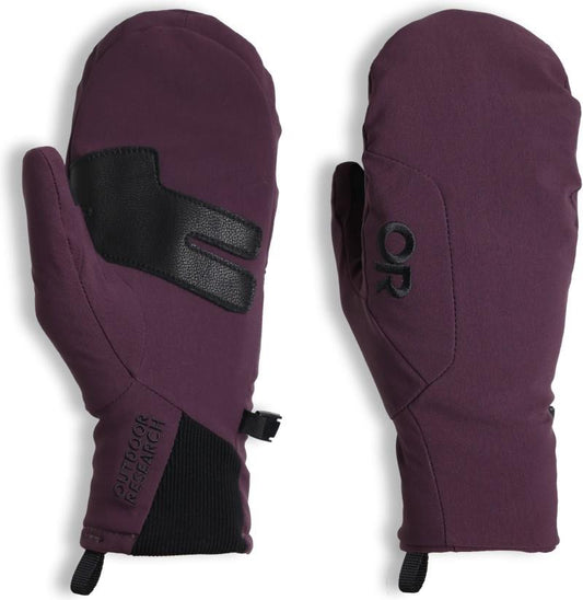 Sureshot Softshell Mitts - Womens - amethyst 1