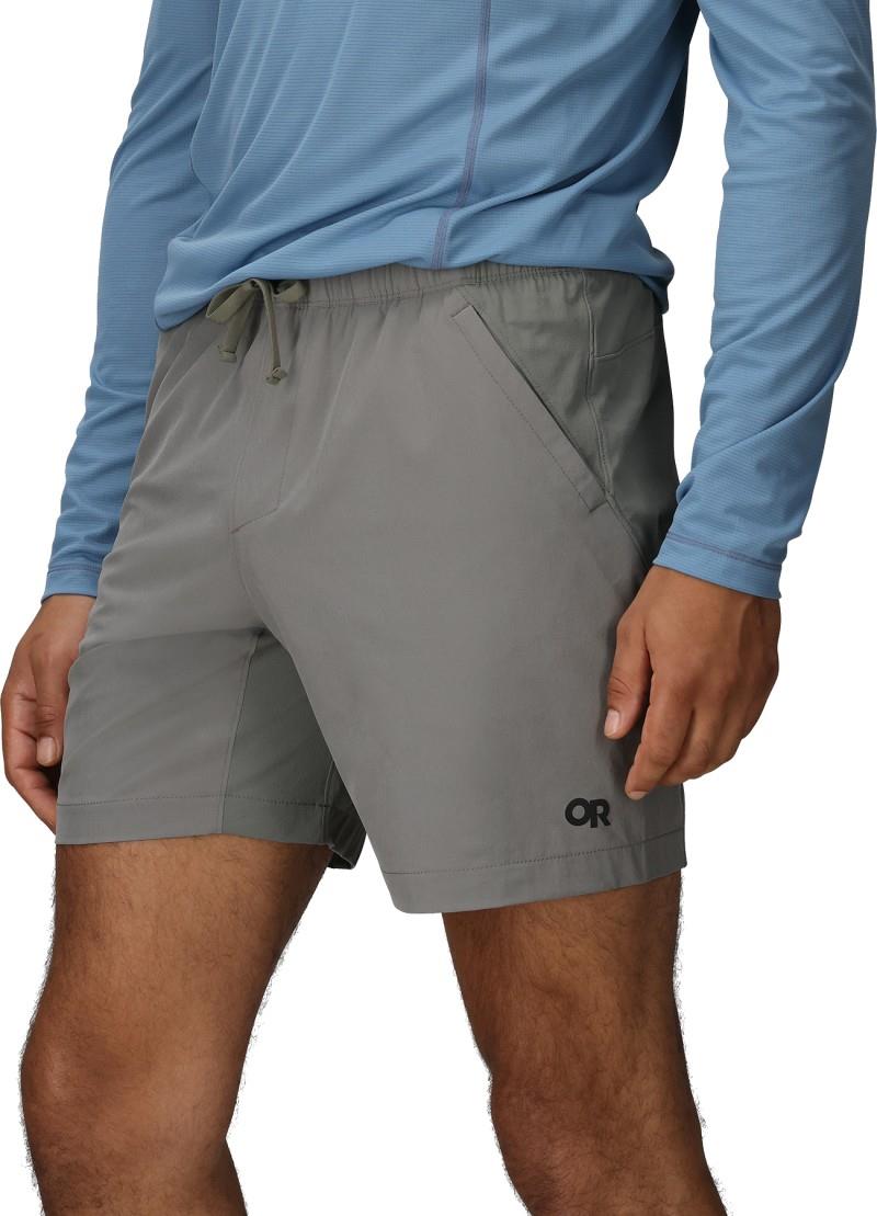 Swift Lite Hybrid Shorts, 7" Inseam - Mens - pewter 1