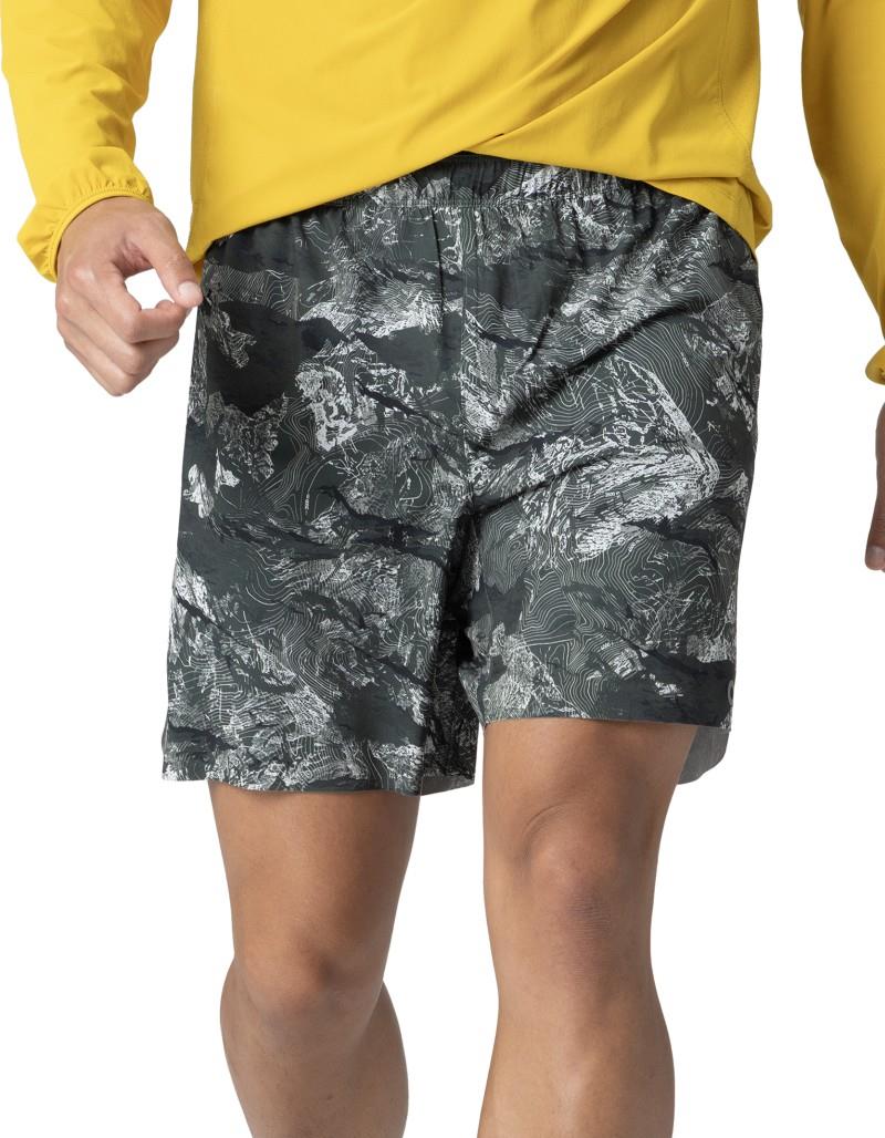 Swift Lite Lined Shorts, 7" Inseam - Mens - malachite baker print 1