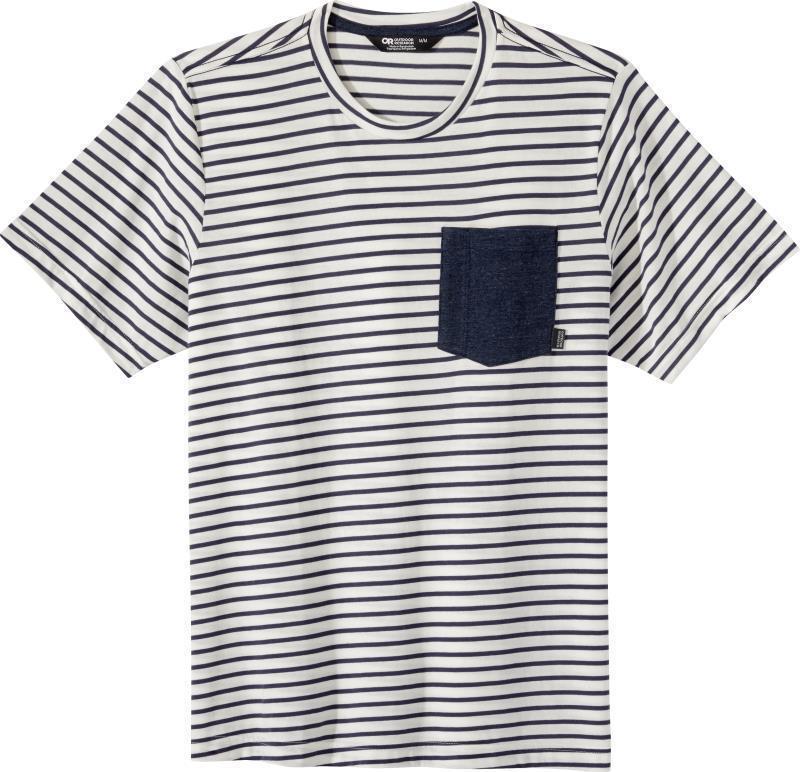 Terra SS T-Shirt - Mens - Naval Blue Stripe 1