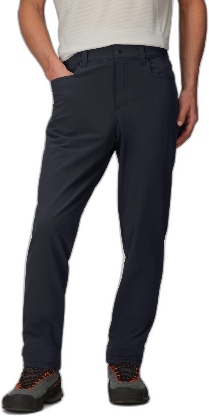 Timberline Fleece Lined Pants, 30" Inseam - Mens - black 1