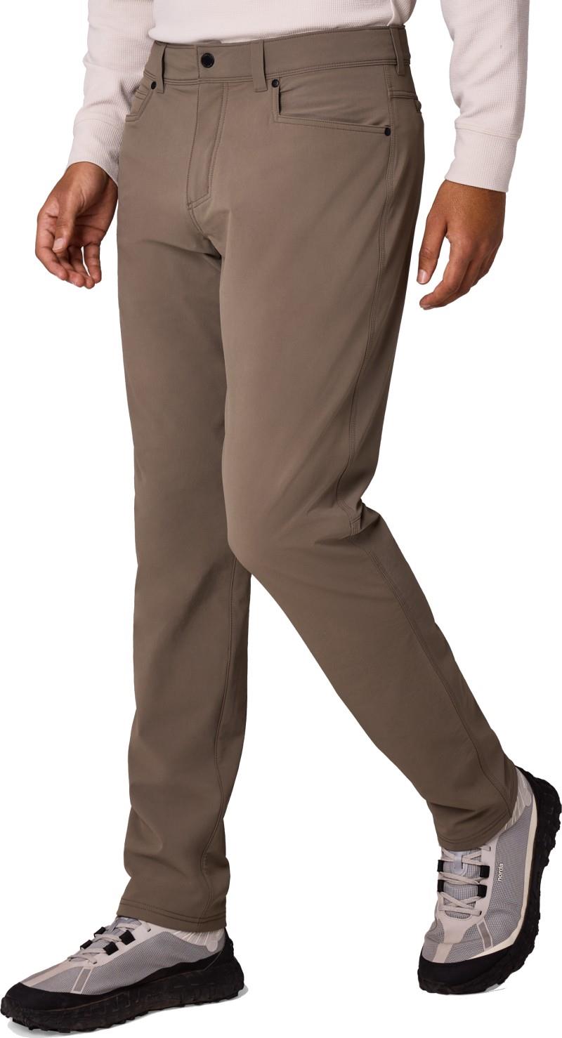 Timberline Fleece Lined Pants, 30" Inseam - Mens - gravel 1