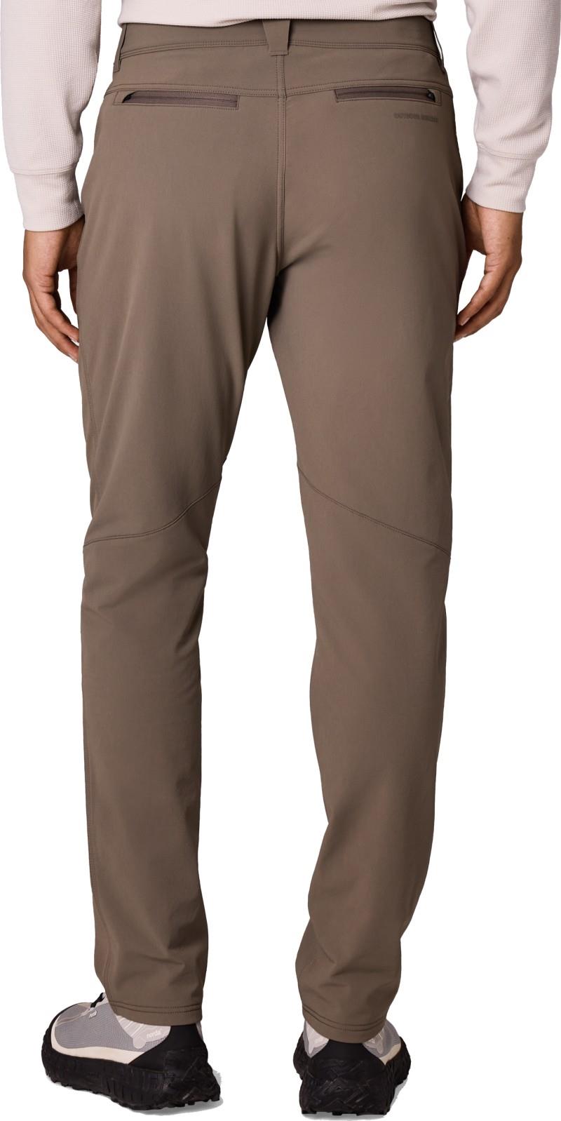 Timberline Fleece Lined Pants, 30" Inseam - Mens - gravel 1