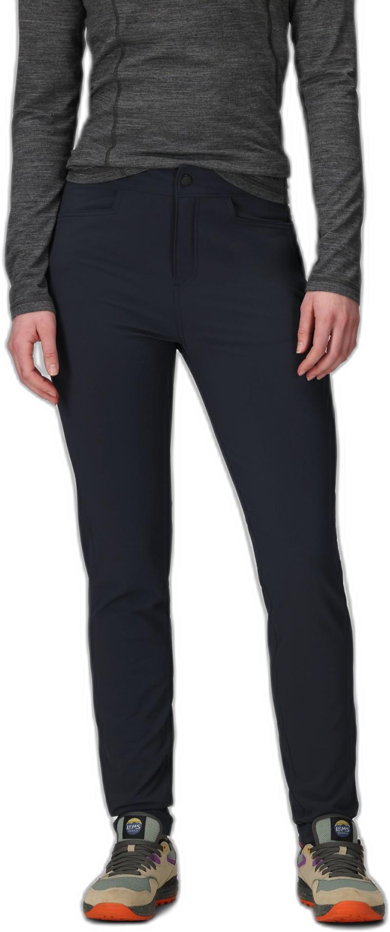 Timberline Fleece Lined Pants, Reg - Womens - black 1
