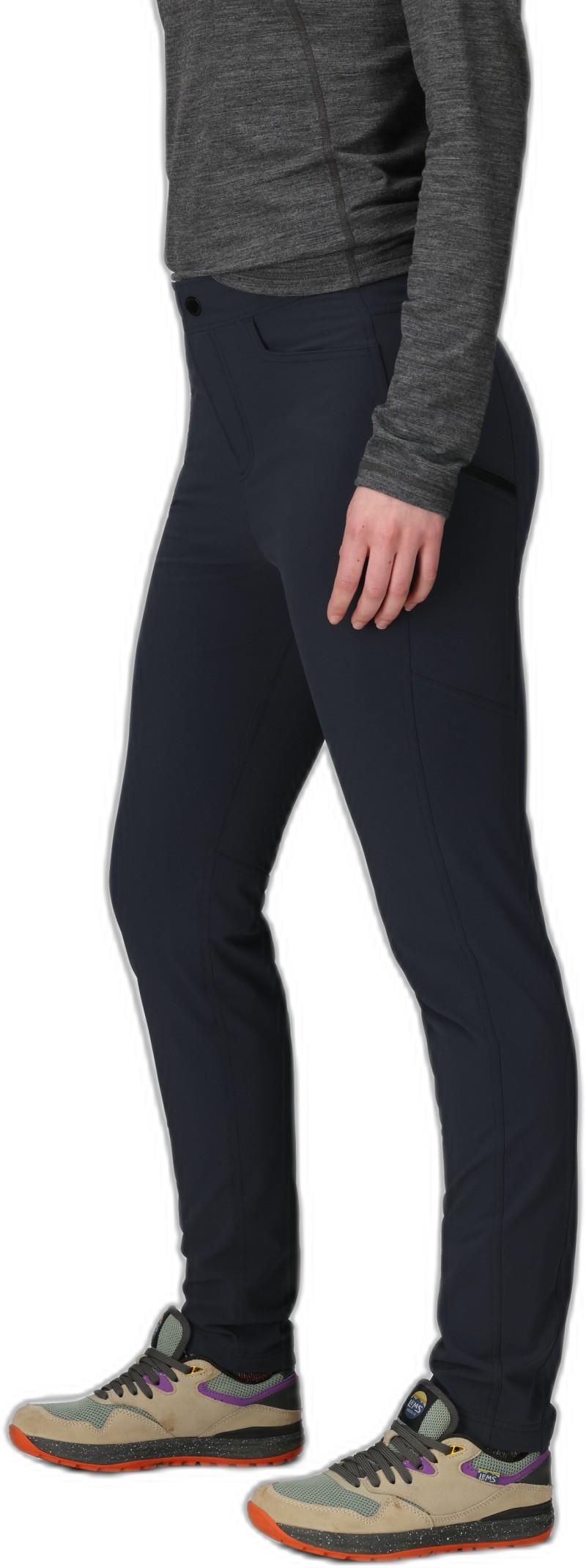 Timberline Fleece Lined Pants, Short - Womens - black 1