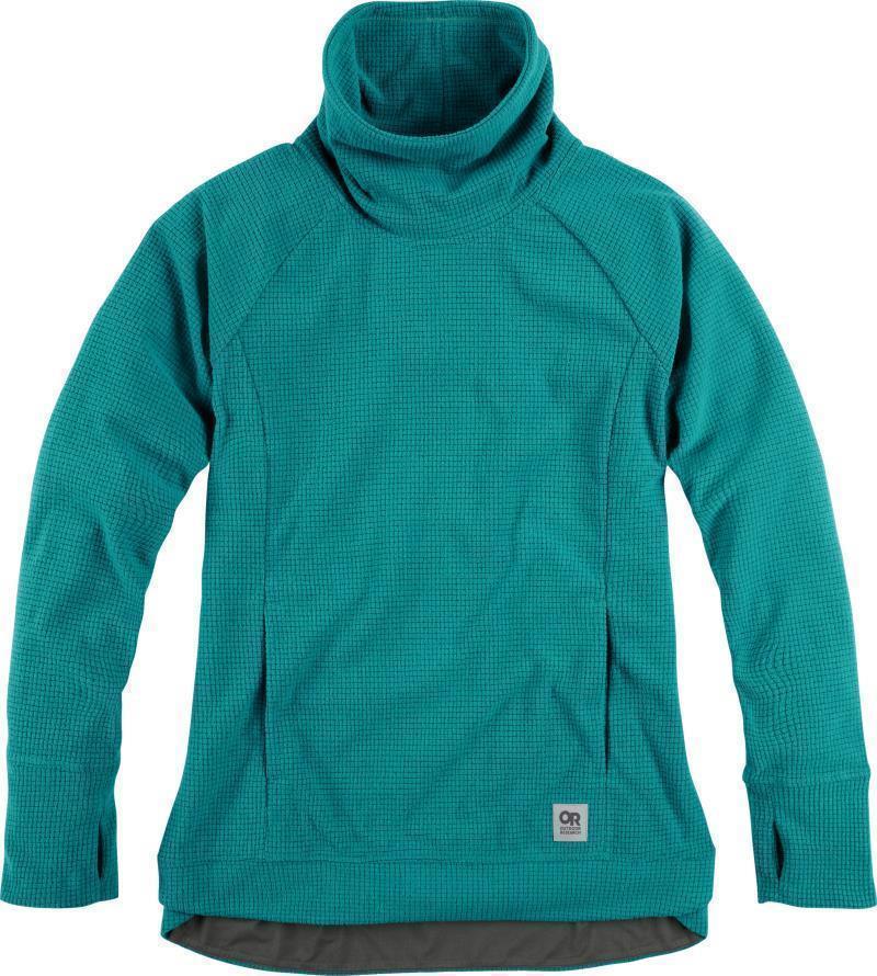 Trail Mix Cowl Pullover - Womens - Deep Lake 1