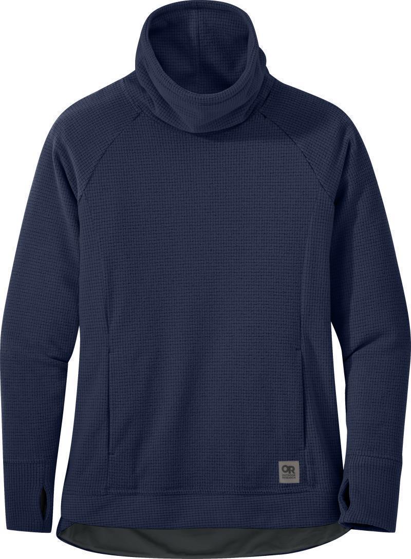 Trail Mix Cowl Pullover - Womens - Naval Blue 1