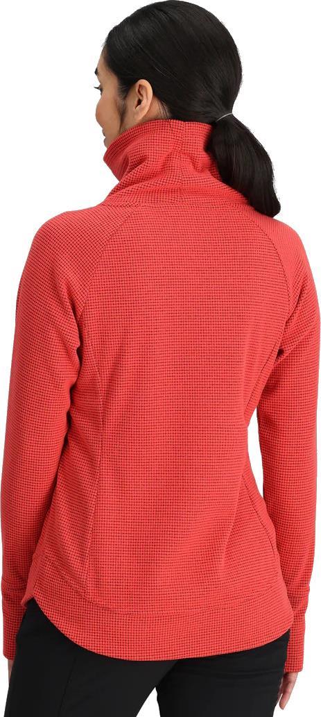 Trail Mix Fleece Cowl Pullover - Womens - sunrise 1