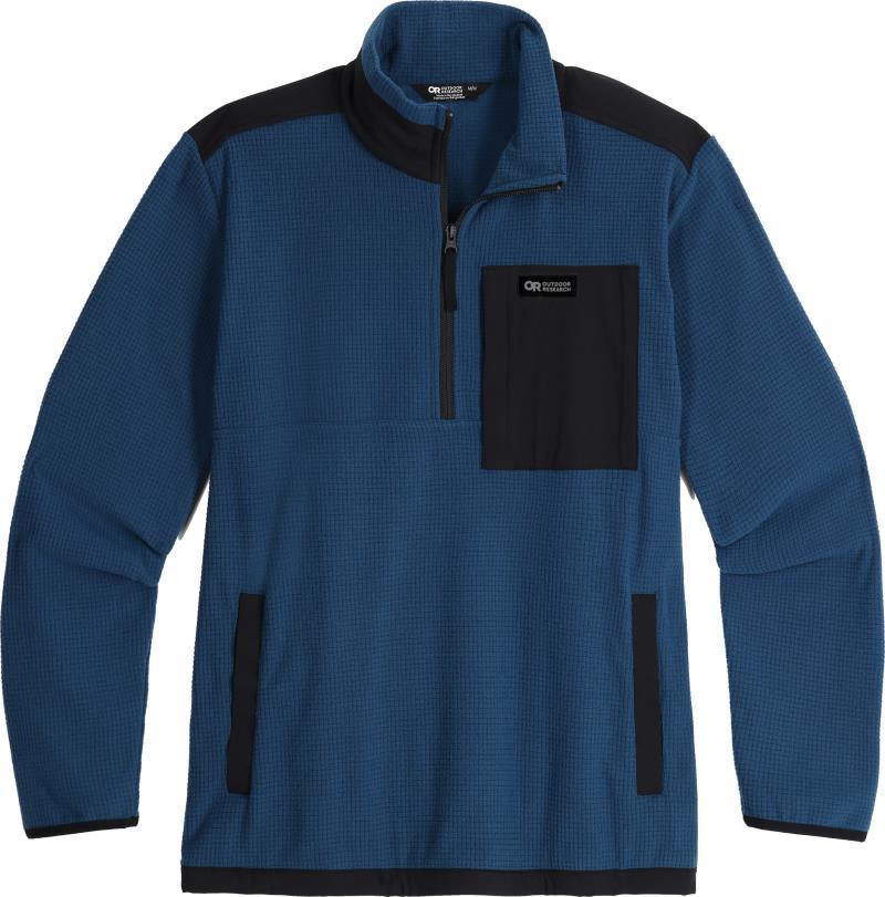 Trail Mix Quarter Zip Pullover - Mens - Harbor / Black 1