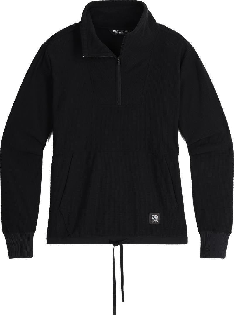 Trail Mix Quarter Zip Pullover - Womens - Black 1