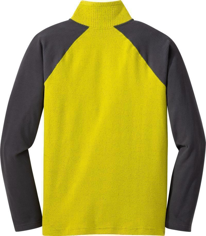 Trail Mix Snap Pullover - Mens - Citron / Storm 2