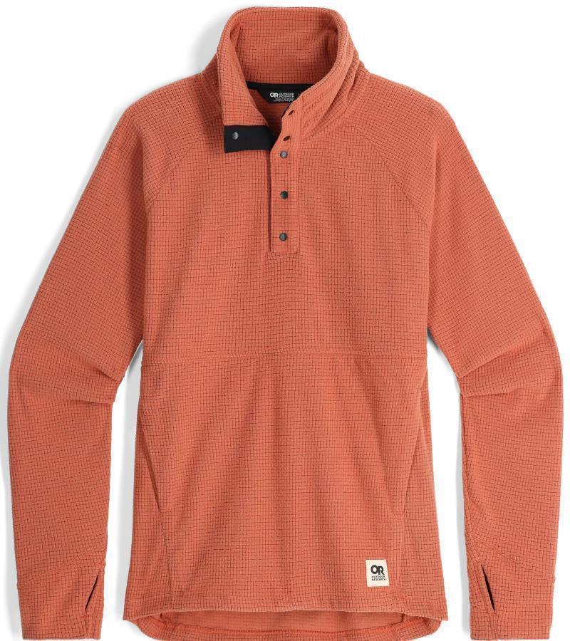 Trail Mix Snap Pullover - Womens - Cinnamon 1